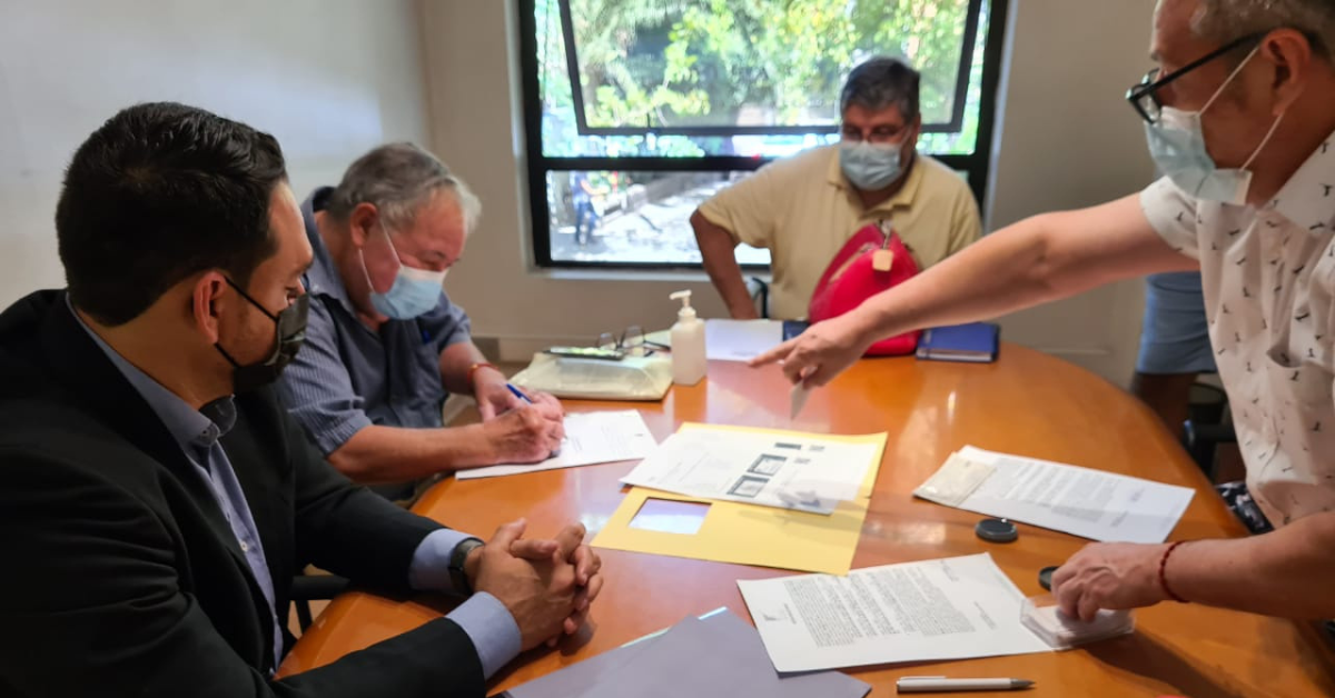 Firma de la compraventa
